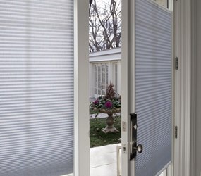 American Blinds: Legacy French Door Light Filtering Cellular Shades